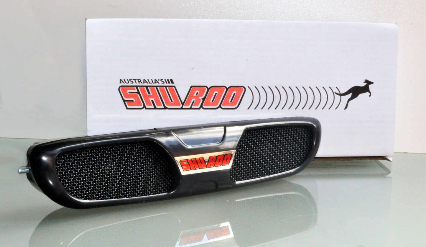 Genuine ShuRoo MK5 - Electronic High Frequency Animal Collision Deterrent System (BLACK)